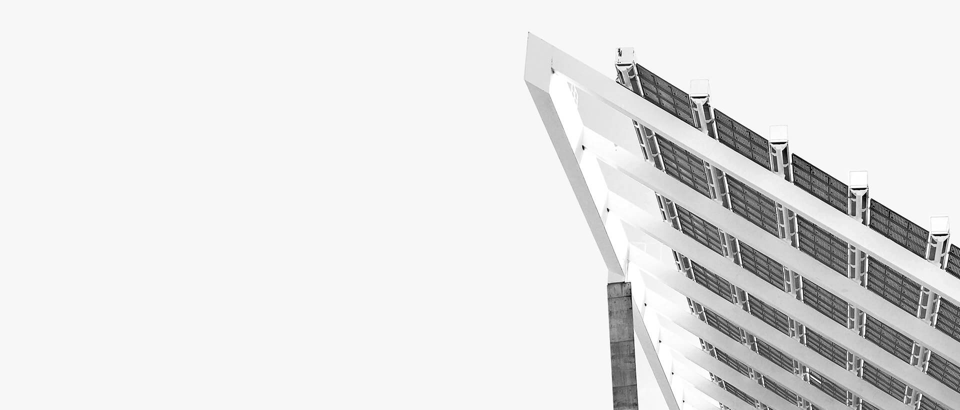 Commercial solar array with wind farm